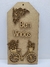TAG em MDF Bike Floral (30x15) - comprar online