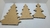TRIO DE PINHEIROS EM MDF DE 12MM (3UN) - comprar online