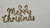 MERRY CHRISTMAS 3MM (12X7)