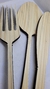 Trio de Talheres em pinus (68cm) - loja online