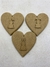 Trio de Corações em mdf com Aplique de Mini Coelhos (12x12) na internet