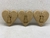 Trio de Corações em mdf com Aplique de Mini Coelhos (12x12) - loja online