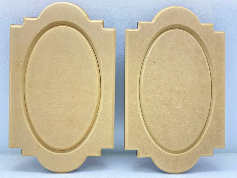 Quadro Retangular P mdf 6mm o par (20x12) mod2 com fundo