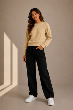 Buzo Sweater Mujer Liviano Cuello Redondo Vestir Elegante
