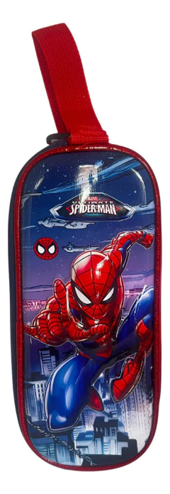 Cartuchera Escolar Personajes 3d Canopla 1 Cierre Rigida - NOU INDUMENTARIA