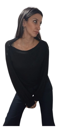 Sweaters Lanilla De Mujer Botones Dama Moda Boton - NOU INDUMENTARIA