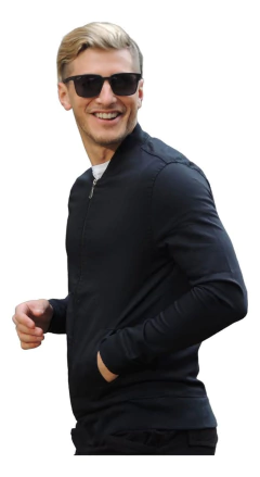 Campera Chaqueta Bomber Bengalina Elastizada Premium Hombre - NOU INDUMENTARIA