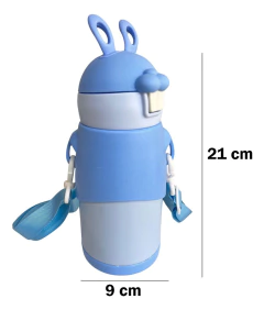 Imagen de Botella Termo Infantil Termica Cantimplora Conejo Con Pico