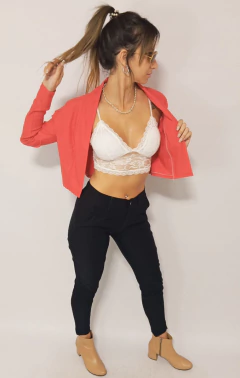 Blazer Saco Mujer Corto De Vestir Bengalina Moda Dama en internet