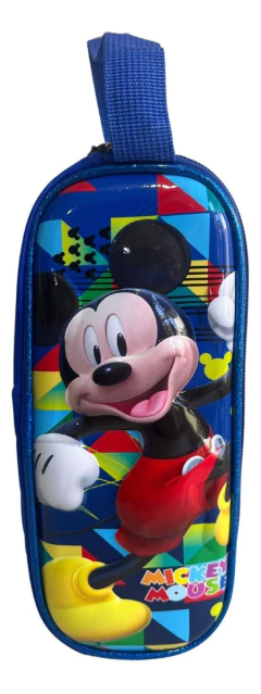 Cartuchera Escolar Personajes 3d Canopla 2 Cierres Rigida - tienda online