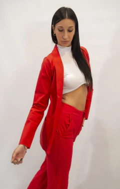 Blazer Saco Mujer De Vestir Bengalina Bolsillos Dama Moda - NOU INDUMENTARIA