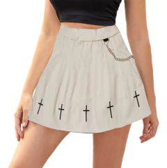 Pollera Tableada Mujer Bengalina Cruz Cadena Falda Moda Dama - comprar online