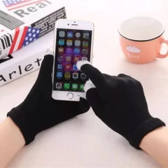 Guantes Magicos Tejidos Touch Screen Tactil Celular Unisex - tienda online