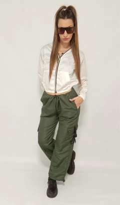 Pantalon Parachute Cargo Jogger Oversize Moda Mujer Amplio - NOU INDUMENTARIA