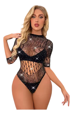 Body Conjunto Mujer Lenceria Hot Erotica Stras Red Varios bo20 - comprar online