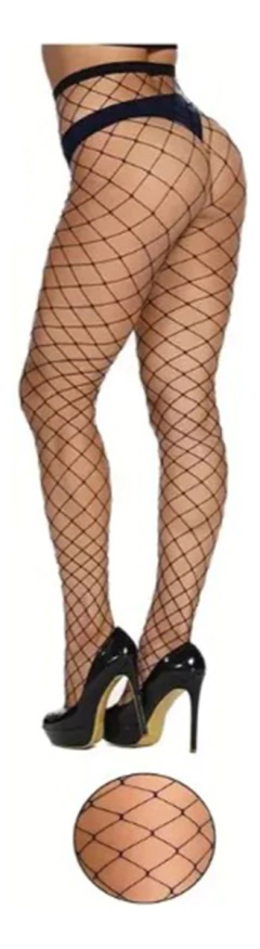 Imagen de Panty Medias Macro Red Divinas Mujer Trendy Sexy Moda Red