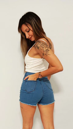 Short Jean Elastizado Rotura Mujer en internet
