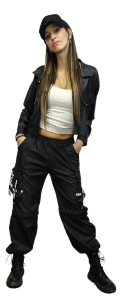 Pantalon Parachute Desmontable Bermuda Cargo Jogger Oversize - comprar online