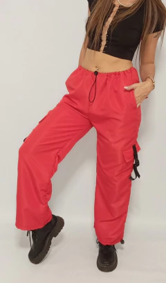 Pantalon Parachute Cargo Jogger Oversize Moda Mujer Amplio - NOU INDUMENTARIA
