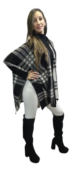 Pashmina Poncho Escoses Manton Mujer Abrigo Capa Ruana Moda en internet