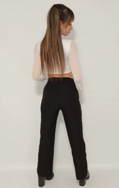 Pantalon Mujer Palazzo Bengalina Elastizado Arandelas Moda - NOU INDUMENTARIA