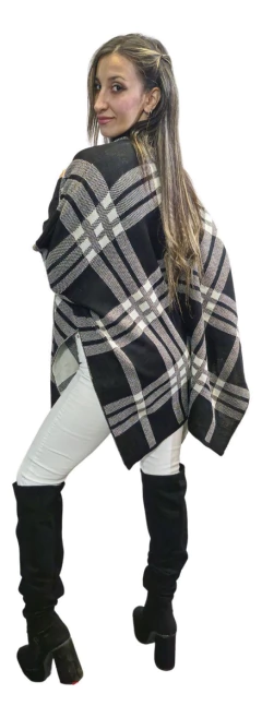 Pashmina Poncho Escoses Manton Mujer Abrigo Capa Ruana Moda - NOU INDUMENTARIA