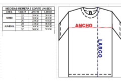 Remera Lisa Niño Niña Clasica Basica Colegial Unisex Premium - NOU INDUMENTARIA