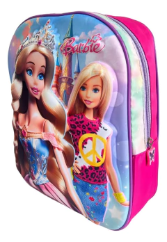 Mochila Jardin Combo Lunchera Cartuchera 3d Infantil Escolar