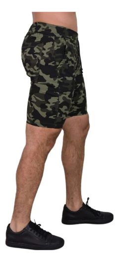 Bermuda Pantalon Corto Jogger Elastizado Hombre Chupin Moda - comprar online