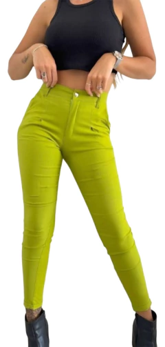Pantalon De Vestir Pinzado Sastrero Bengalina Mujer Moda - NOU INDUMENTARIA
