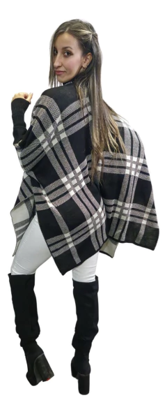 Pashmina Poncho Escoses Manton Mujer Abrigo Capa Ruana Moda - tienda online