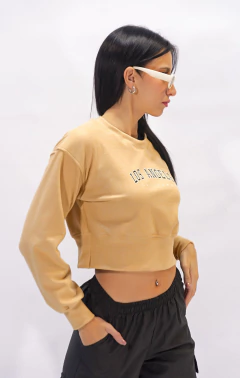 Buzo Pupero Mujer Algodon Crop Rustico Elastizado Dama Moda - tienda online