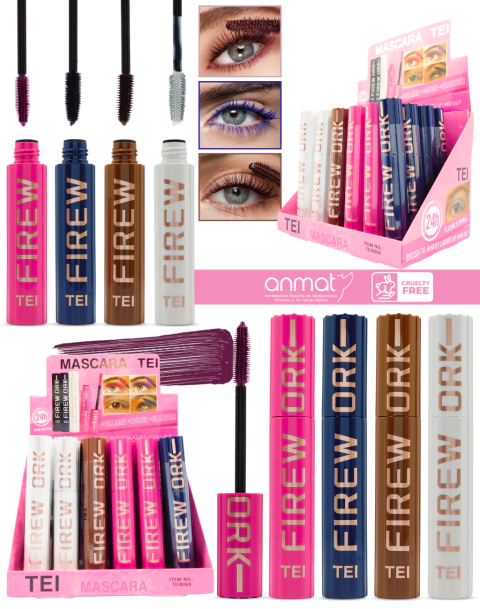 Mascara de Pestañas Colores FireWork TEI