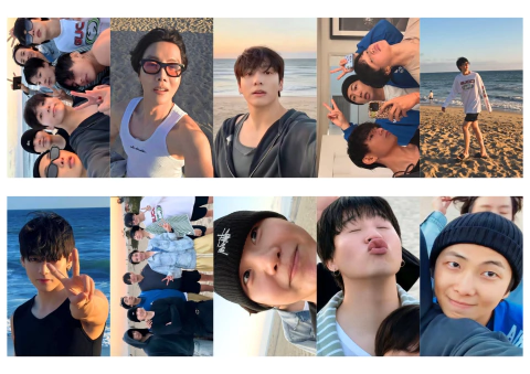 Kit de Photocards BTS NA PRAIA - comprar online
