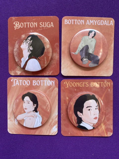 Pack Botton Yoongi + Brinde