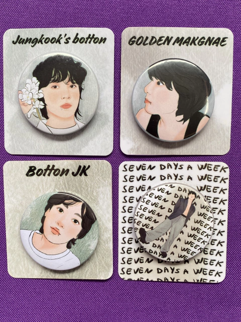 Pack Botton Jungkook + Brinde