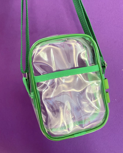 Bolsa Transparente VERDE (com suporte para Ligthstick)