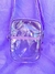 Bolsa Transparente Lilás com suporte para Lightstick