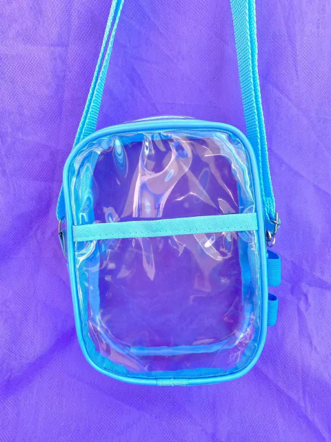 Bolsa Transparente Azul com suporte para Lightstick