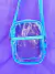 Bolsa Transparente Azul com suporte para Lightstick