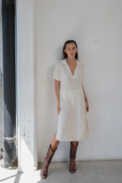 VESTIDO AURORA CRUDO - comprar online