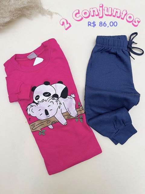 2 conjuntos feminino de Moletom R$86,00 - comprar online