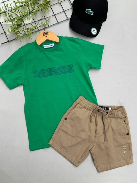 Camiseta Infantil com Elastano -Verde - comprar online
