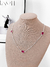 Colar três corações rosa - comprar online