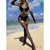 Lingerie Arrastão Preta com Cinta-Liga Embutida - Zeemam Lingerie