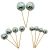 Cake Topper Bolas Boliche 10 Piezas - Plateado