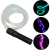 Latigo Led Fibra Optica 180cm - Negro