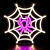 Cartel Luminoso Neon Halloween - Telaraña