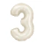 Globo Numero Crema 40cm / 16 Pulgadas - tienda online