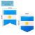 Banderin Argentina Multiformas en internet